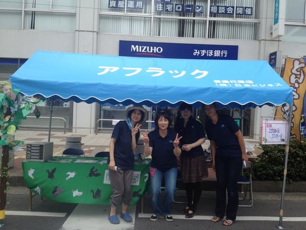株式会社 日本ビジネス様 イベント集会テント(定番品)軒高200cmで設営した事例