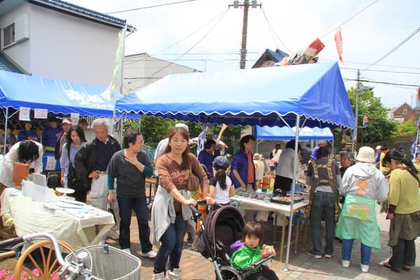 欣ずし様 イベント集会テント(定番品)軒高200cmで設営した事例