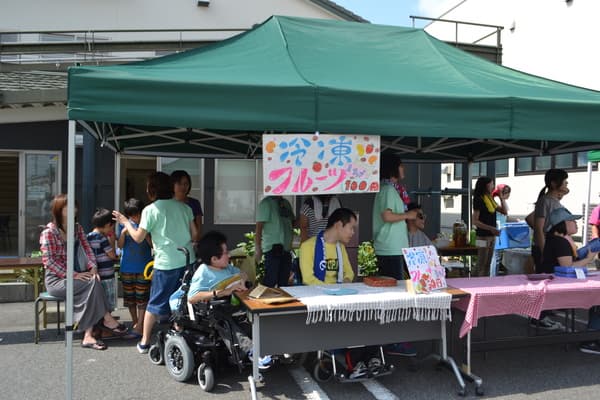 C様 クイックテント(スチールフレーム)で設営した事例