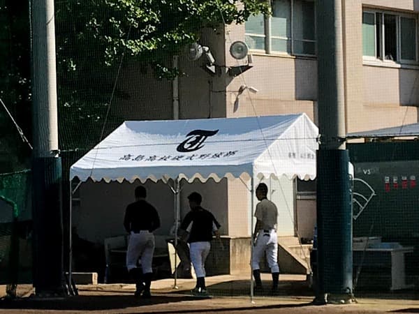 O.T様 イベント集会テント(定番品)軒高200cmで設営した事例