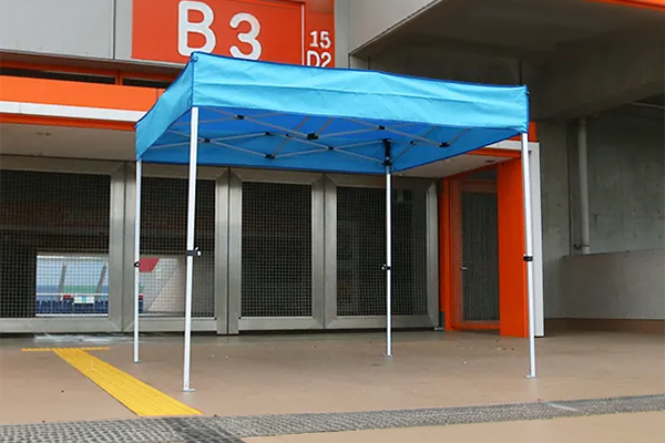 かんたんてんと3 メッシュタイプ 平屋根型 スチール&アルミ複合 商品画像1