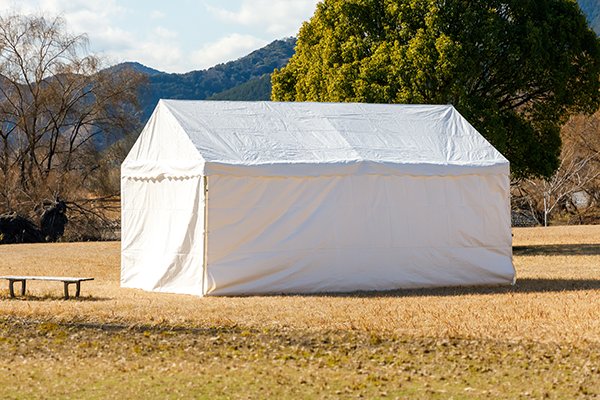 組立パイプテント 四方幕 軒高180cm