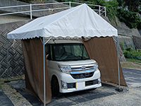 イベント集会テント(定番品)軒高200cm