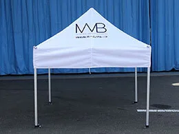 事例：1982 かんたんてんと3 1.8m×1.8m 名入れロゴ入れ展開図