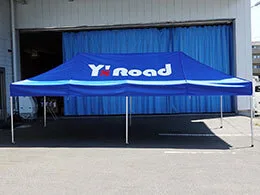 事例：1998 かんたんてんと3 3.0m×6.0m 名入れロゴ入れ展開図