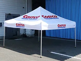 事例：2003 かんたんてんと3 3.0m×3.0m 名入れロゴ入れ展開図