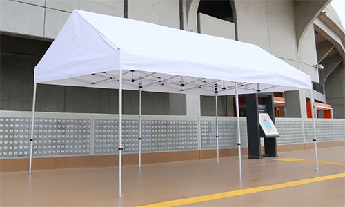 かんたんてんと3 切妻屋根 スチール&アルミ複合 3.0m×6.0m
