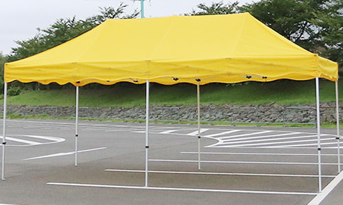 かんたんてんと3 メッシュタイプ スチール&アルミ複合 3.0m×6.0m