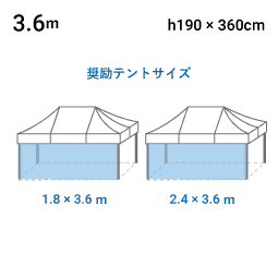 3.6m×H1.9m
