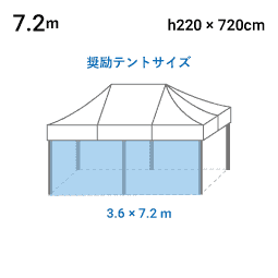 7.2m×H2.2m