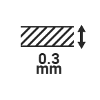 0.3mm