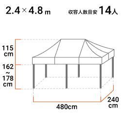 2.4m×4.8m