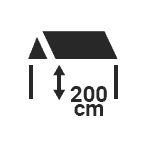 軒高200cm