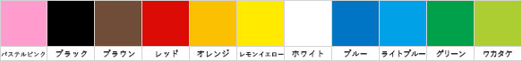 上等カラーサンプル(11色)