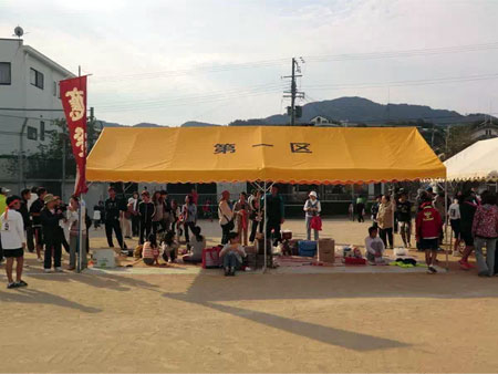 イベント集会テント(アルミ)の導入事例